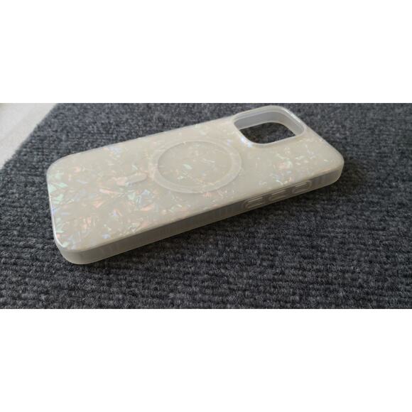 Case for iPhone 16 Pro Max. Lonli. White Pearl Tort Cover. Shiny. Magnetic - Picture 2 of 11